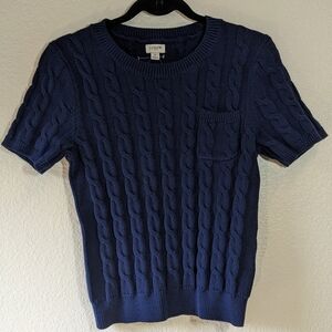 J Crew Short Sleeve Sweater